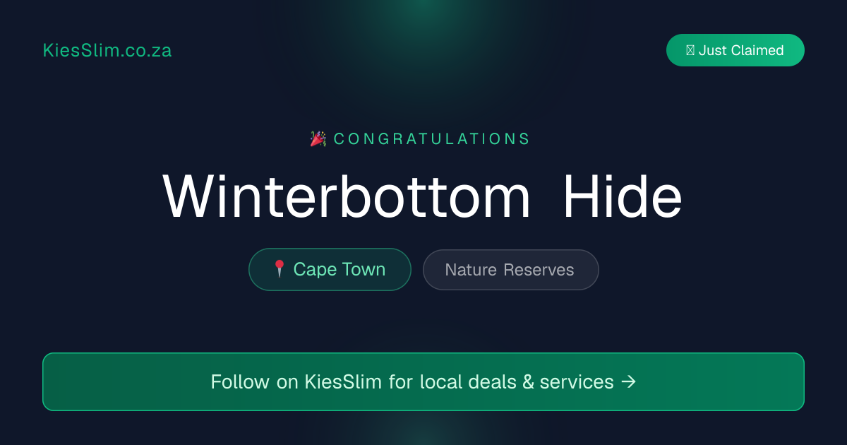 Winterbottom Hide