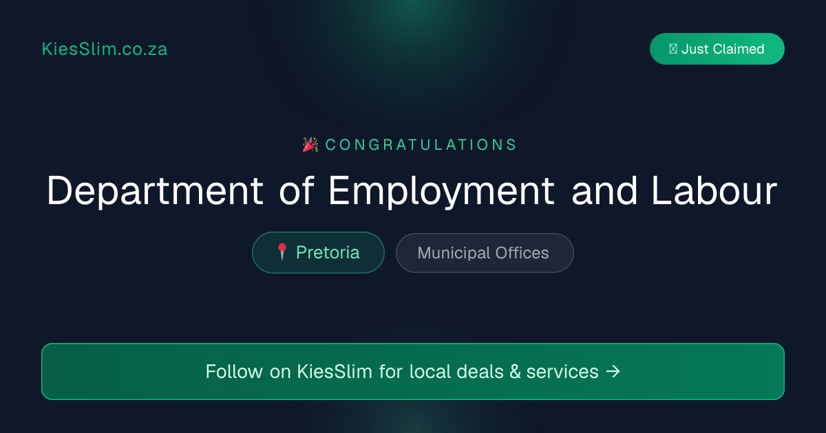 Department of Employment and Labour