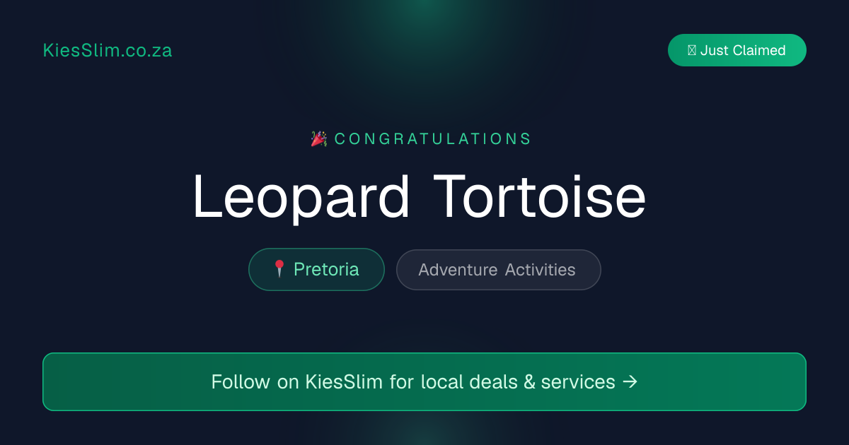Leopard Tortoise
