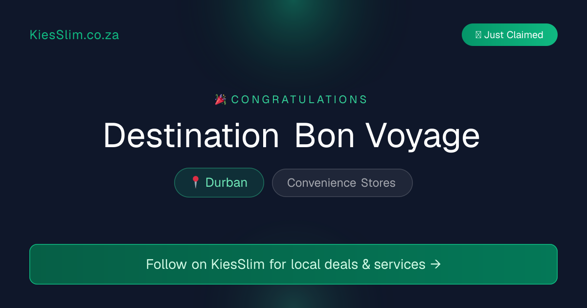 Destination Bon Voyage