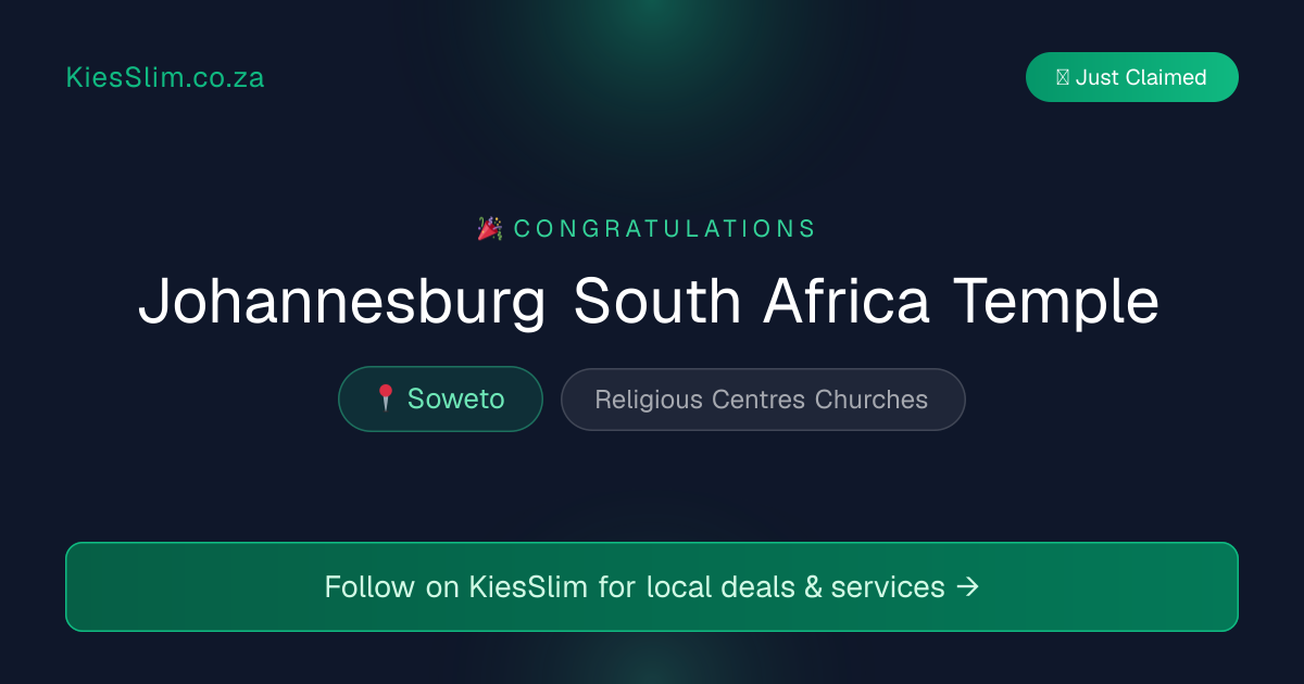 Johannesburg South Africa Temple