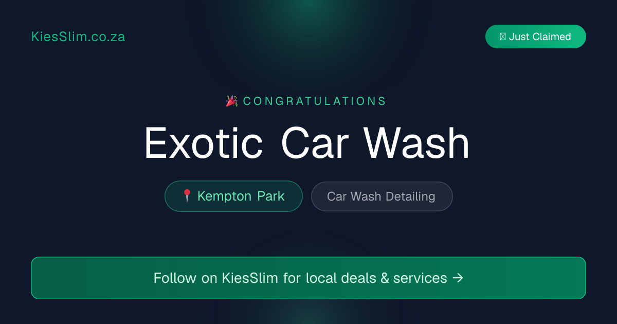 Exotic Car Wash