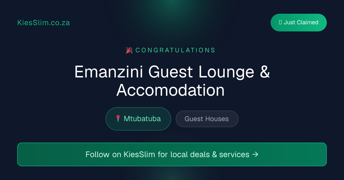 Emanzini Guest Lounge & Accomodation