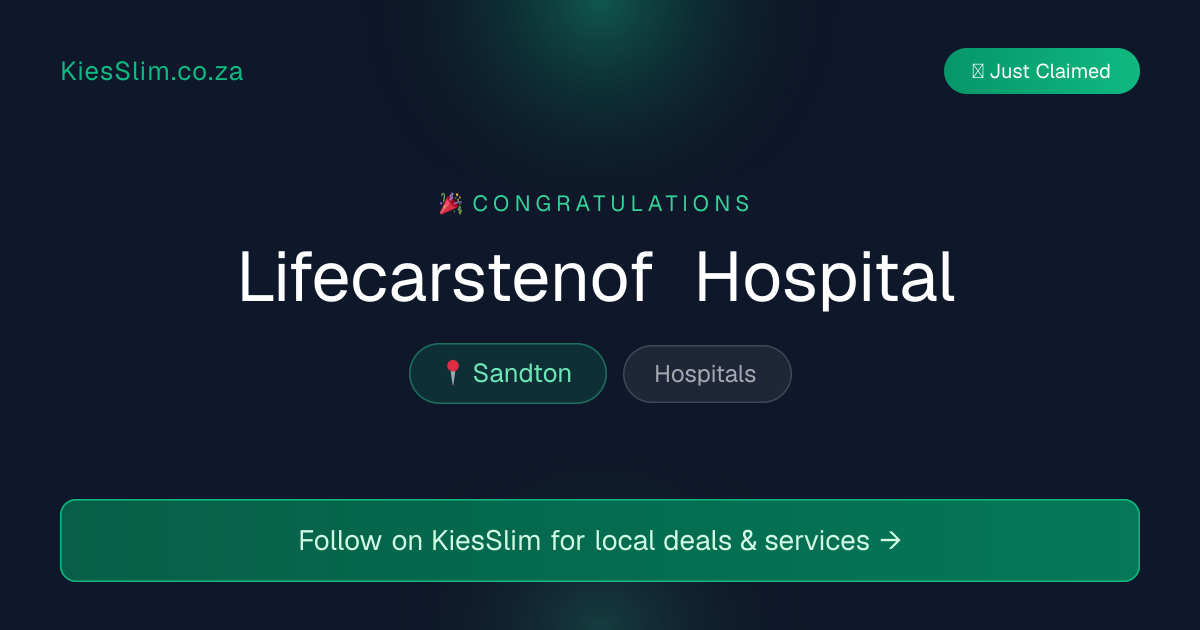 Lifecarstenof Hospital