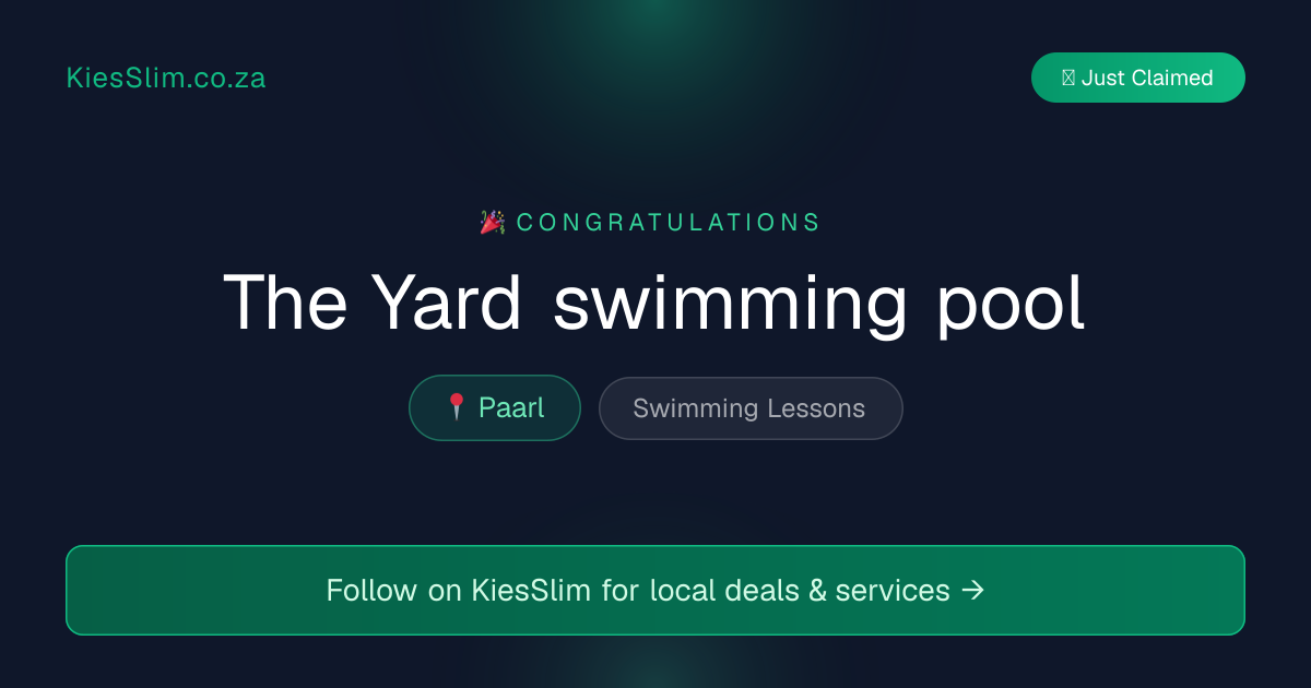 The Yard swimming pool