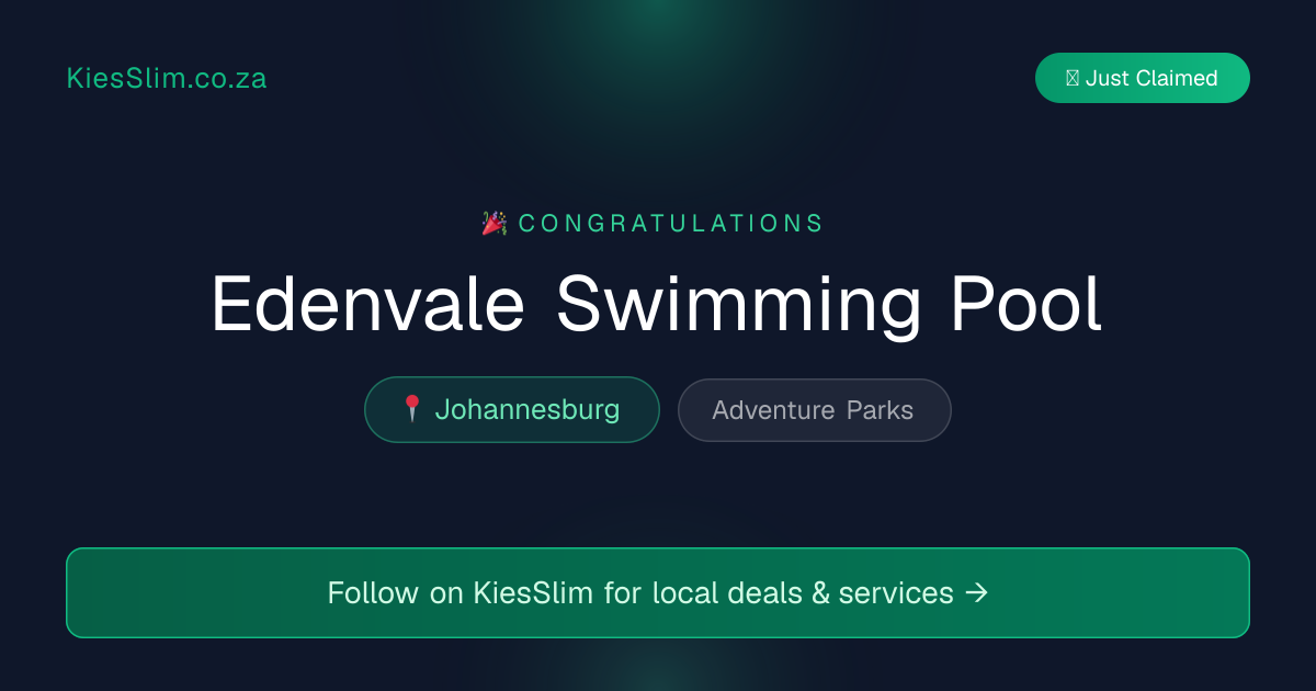 Edenvale Swimming Pool
