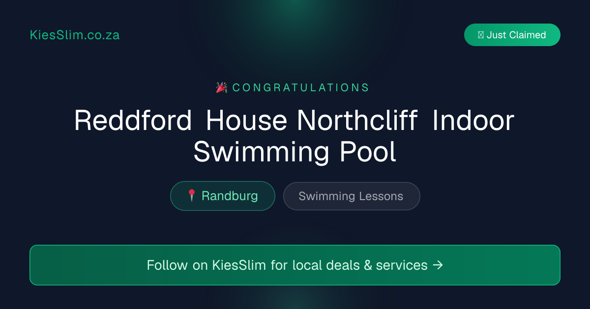 Reddford House Northcliff Indoor Swimming Pool
