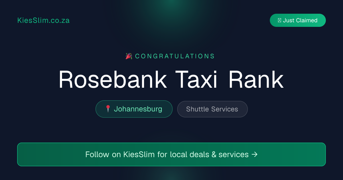 Rosebank Taxi Rank