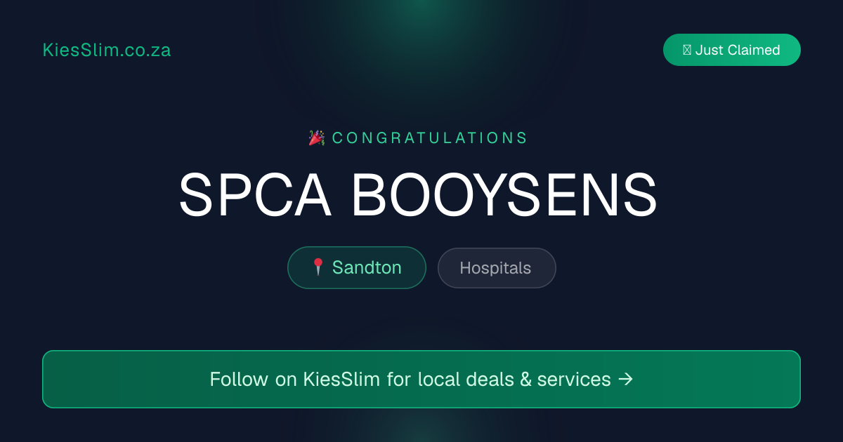 SPCA BOOYSENS