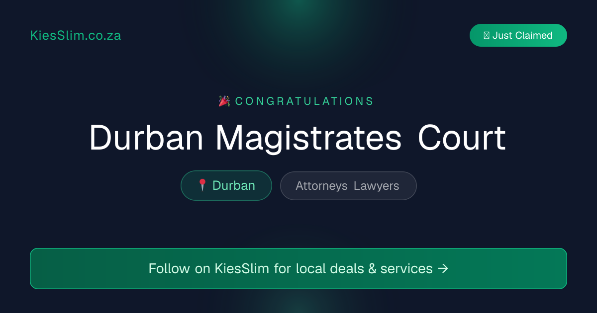 Durban Magistrates Court