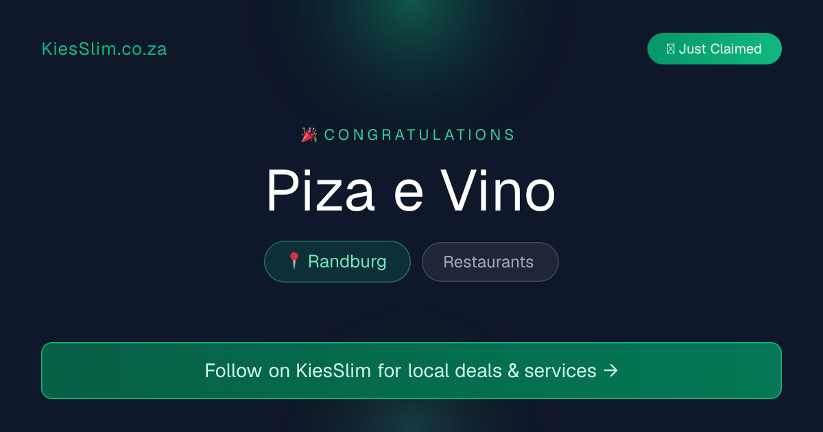 Piza e Vino