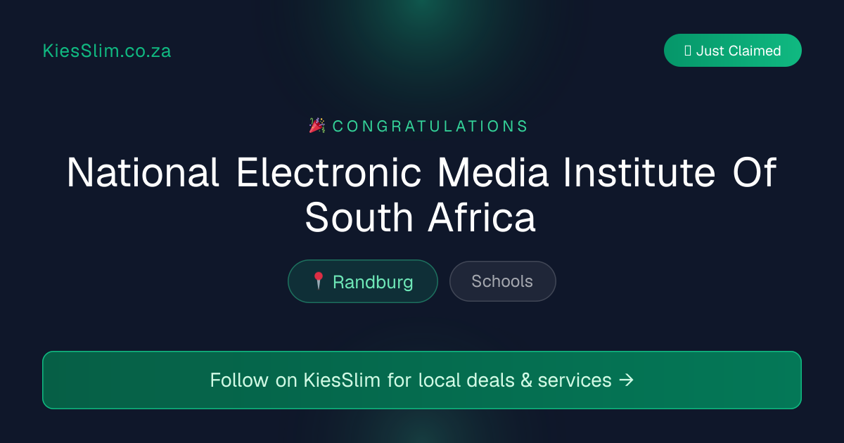 National Electronic Media Institute Of South Africa