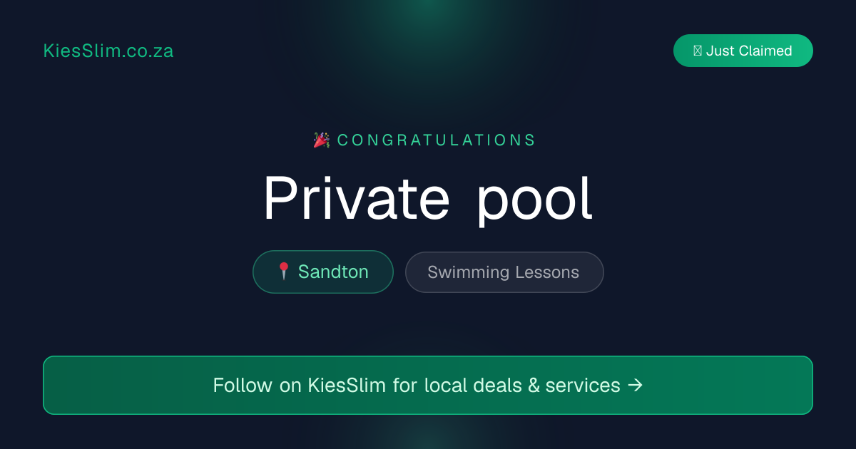 Private pool