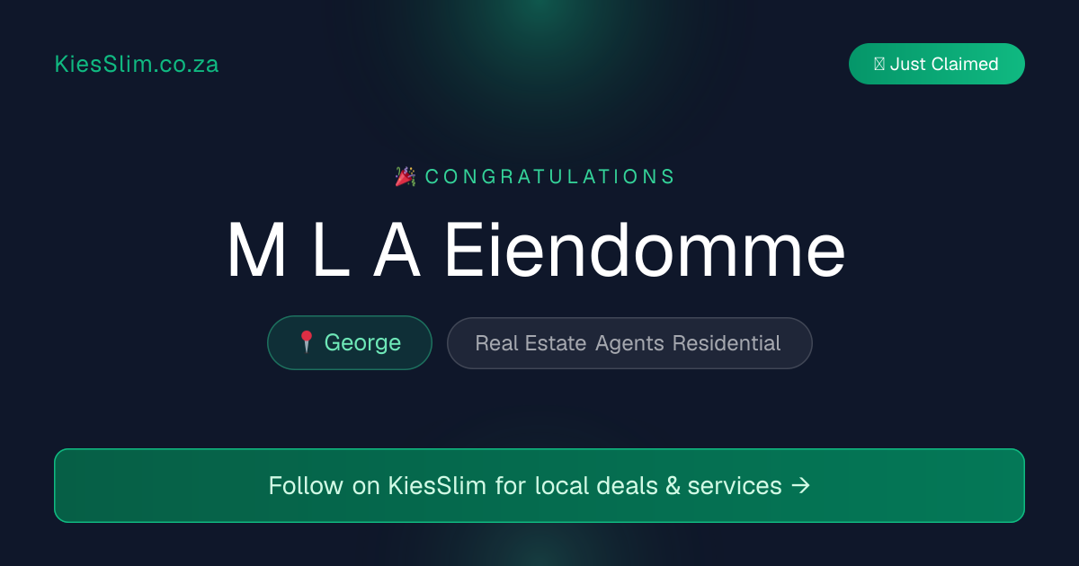 M L A Eiendomme