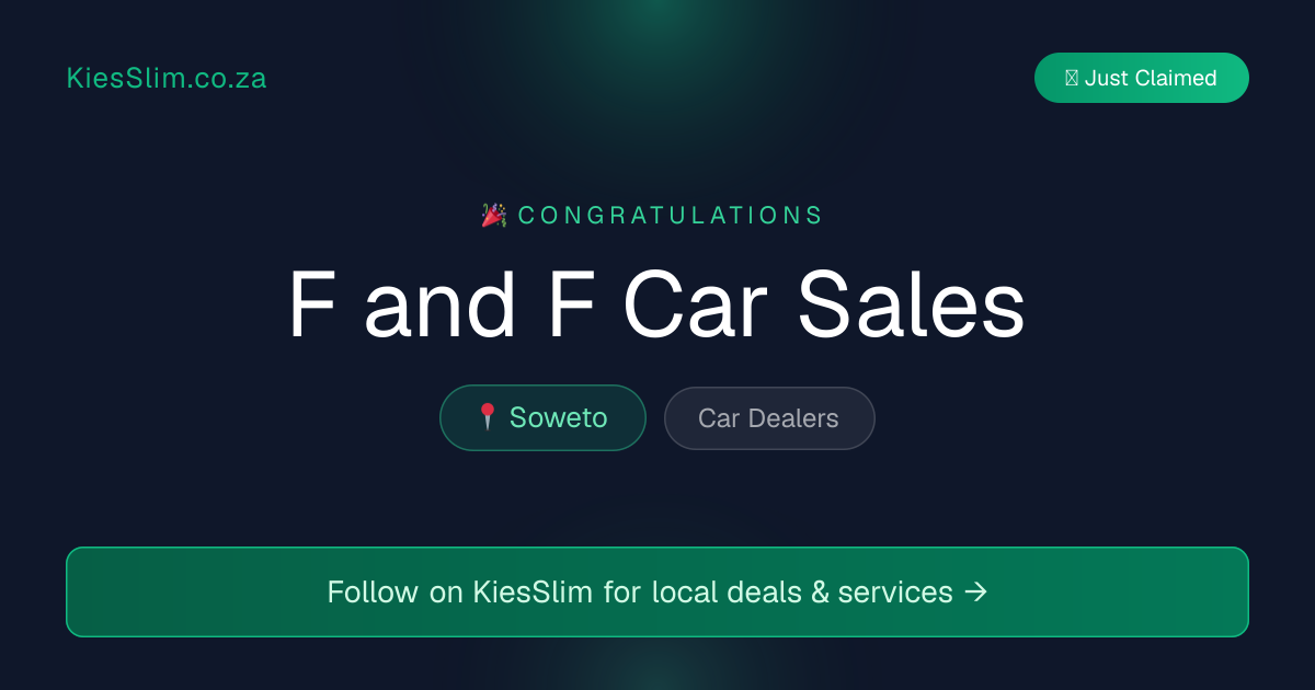 F and F Car Sales