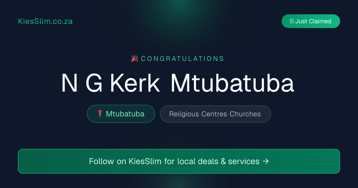N G Kerk Mtubatuba
