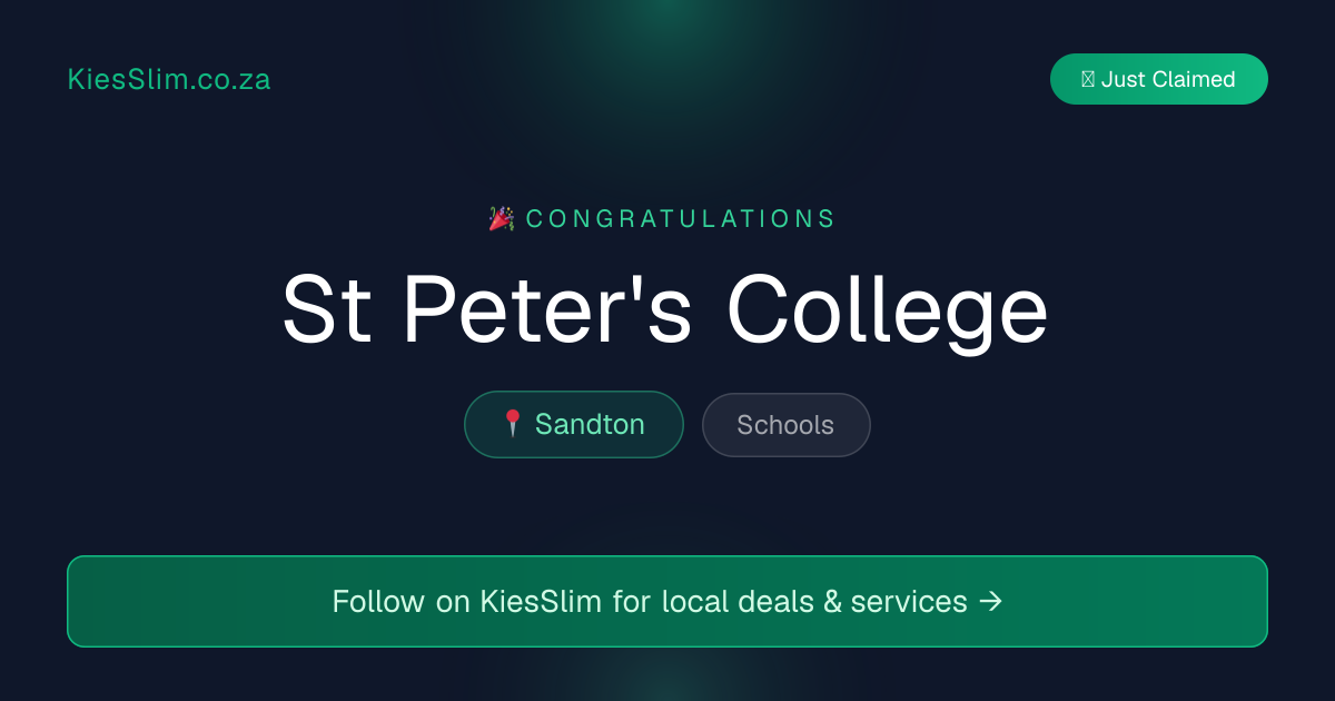 St Peter's College