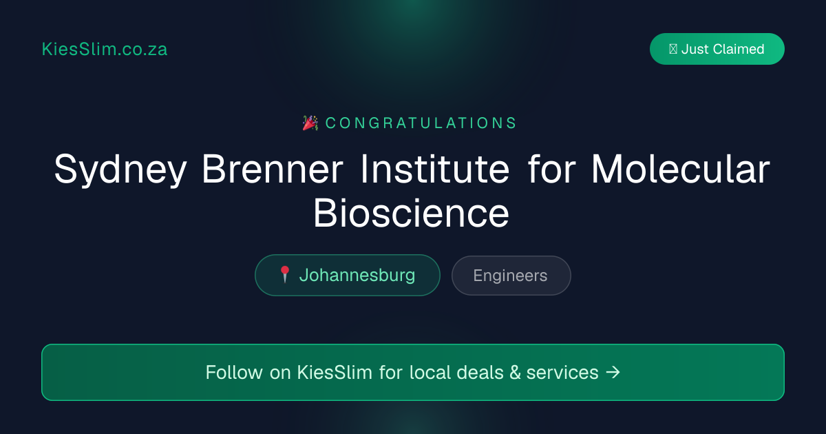 Sydney Brenner Institute for Molecular Bioscience