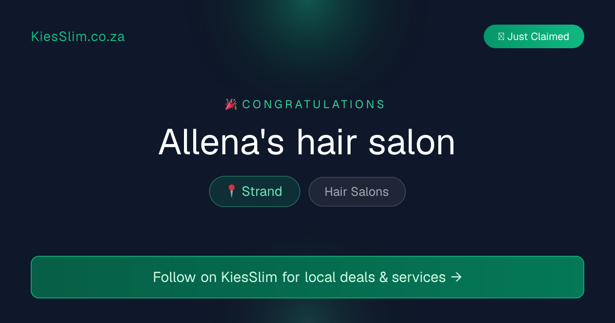 Allena's hair salon