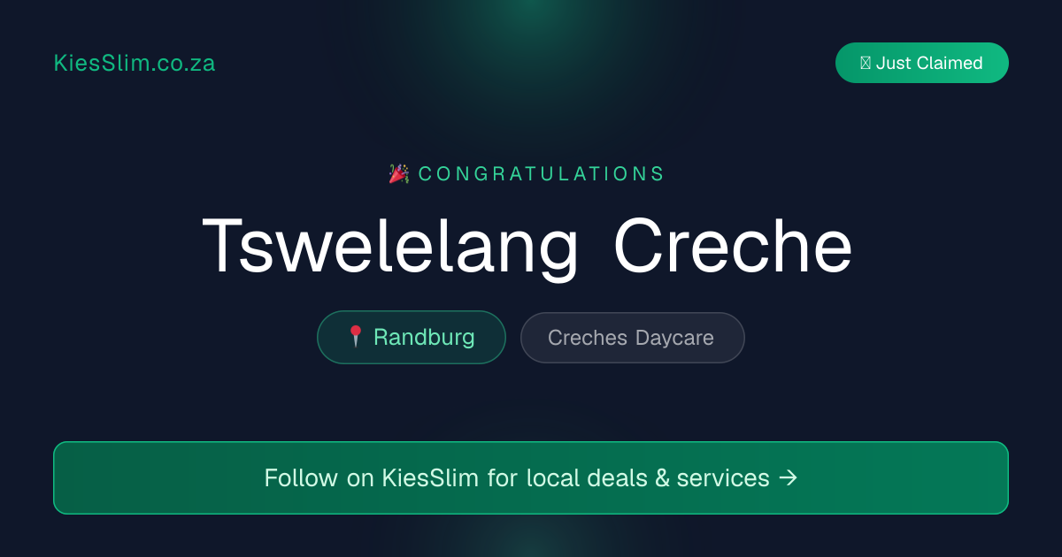 Tswelelang Creche