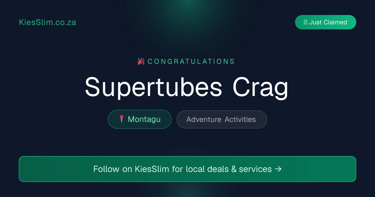 Supertubes Crag