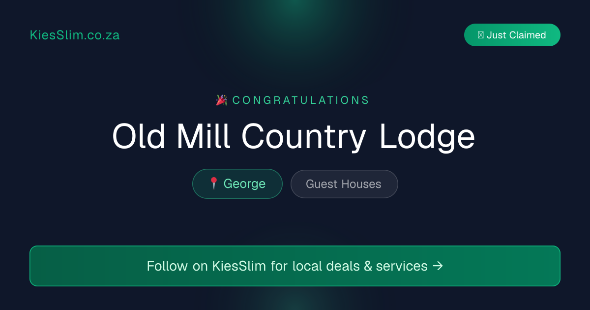 Old Mill Country Lodge