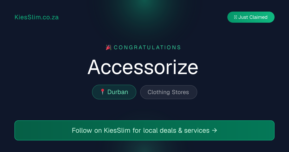Accessorize