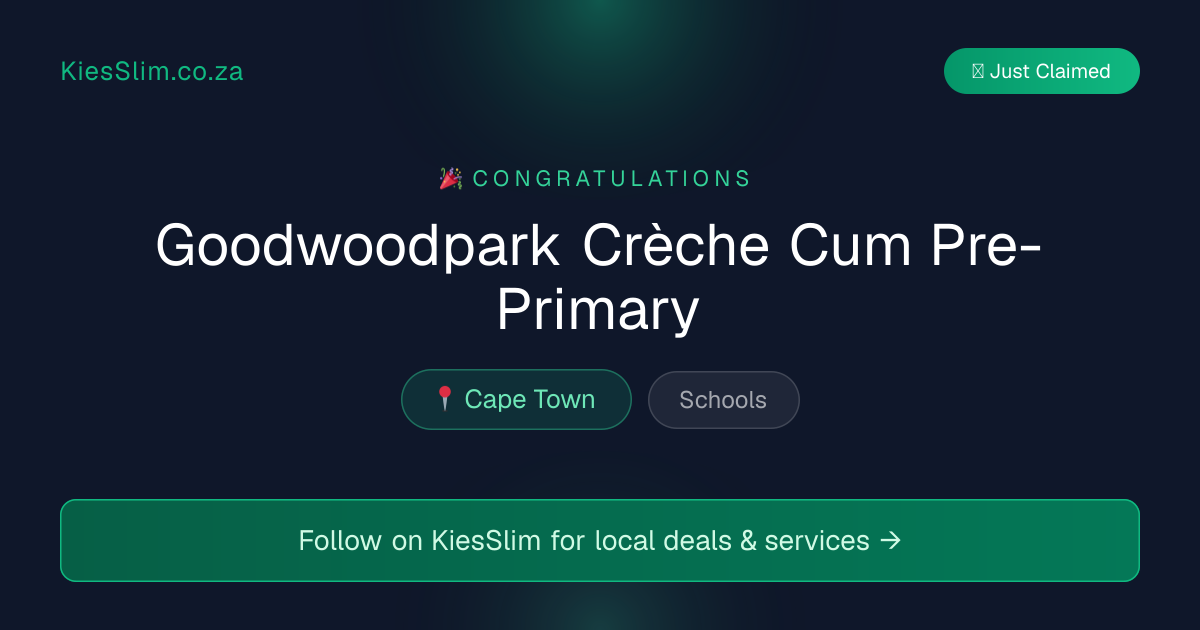 Goodwoodpark Crèche Cum Pre-Primary