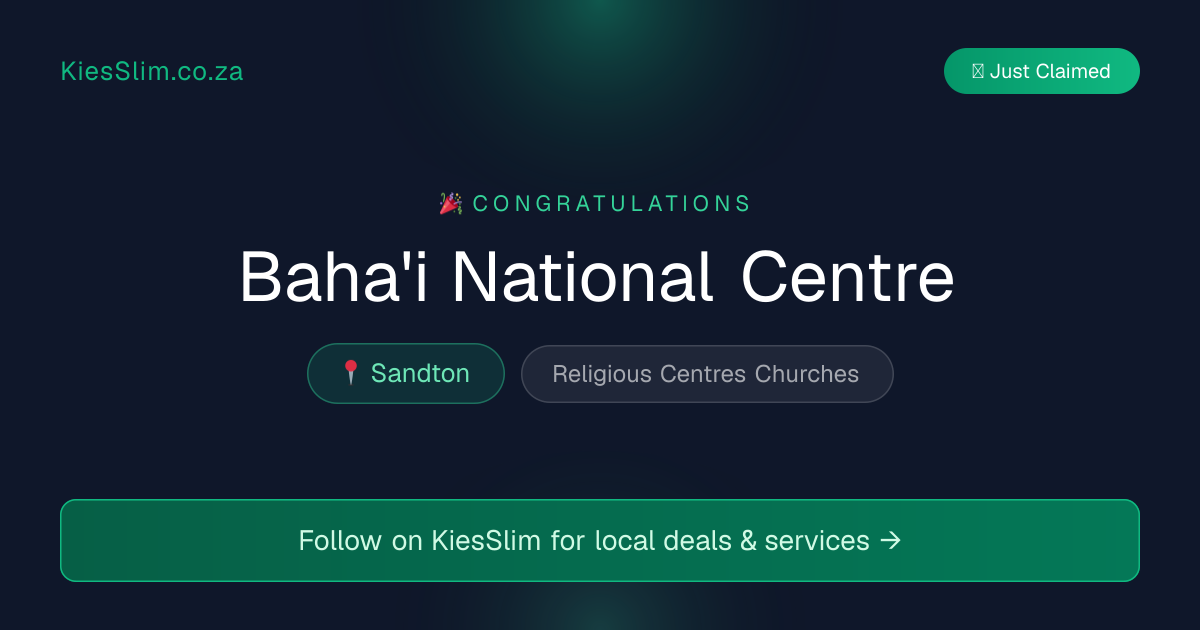 Baha'i National Centre