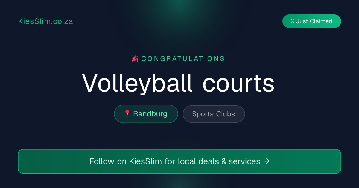 Volleyball courts