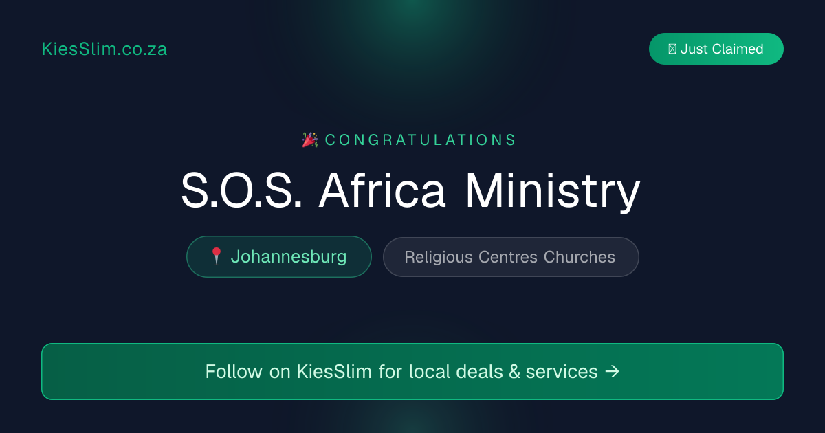 S.O.S. Africa Ministry