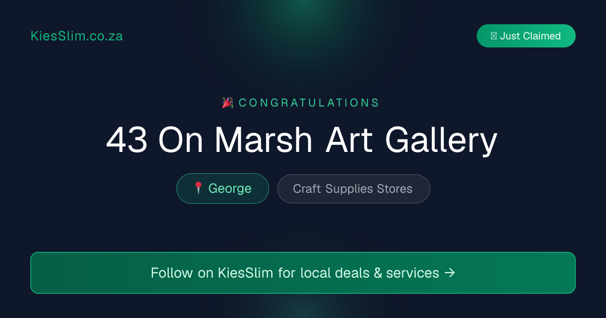 43 On Marsh Art Gallery