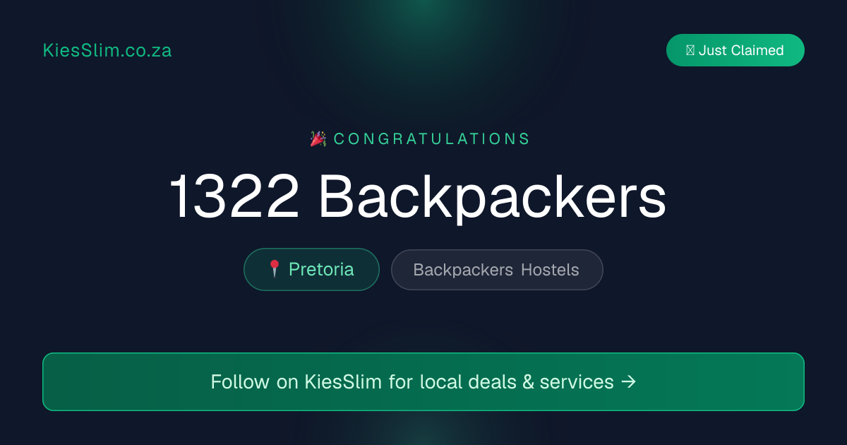 1322 Backpackers