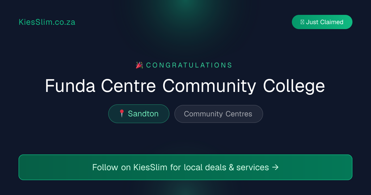 Funda Centre Community College