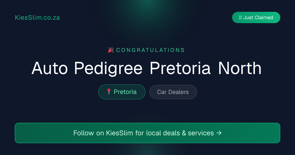 Auto Pedigree Pretoria North