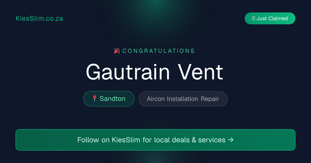 Gautrain Vent