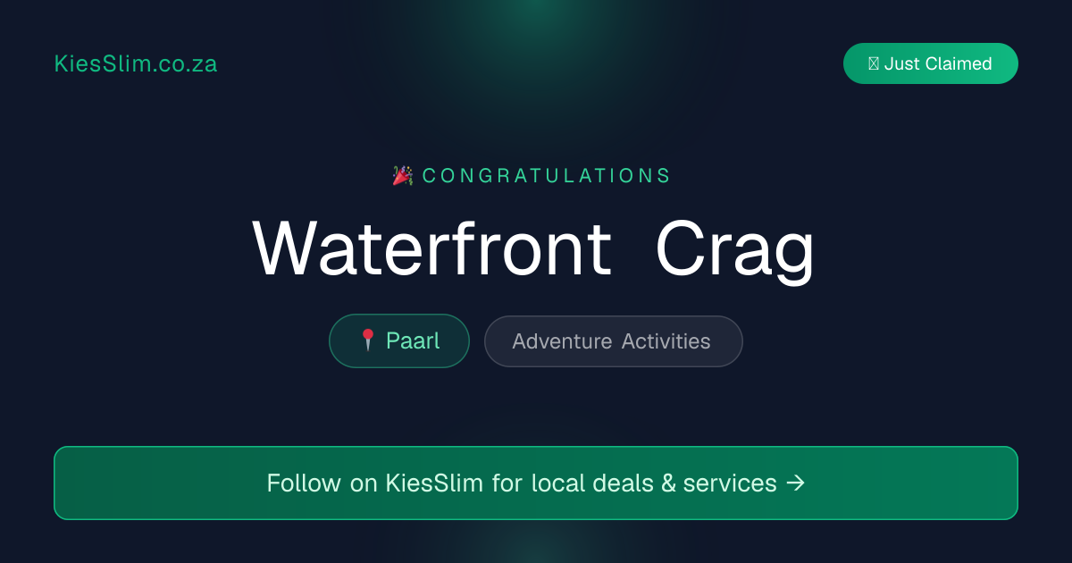 Waterfront Crag