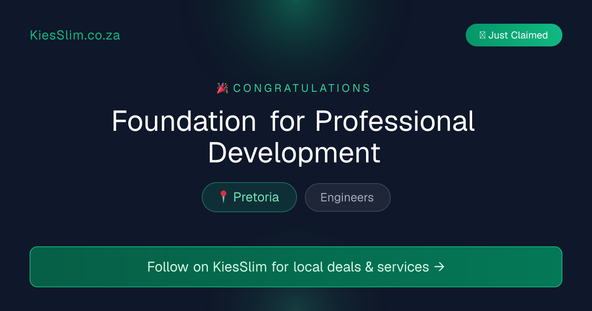 Foundation for Professional Development