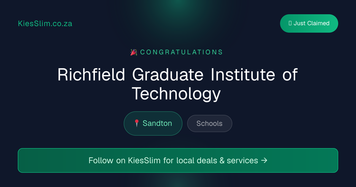 Richfield Graduate Institute of Technology
