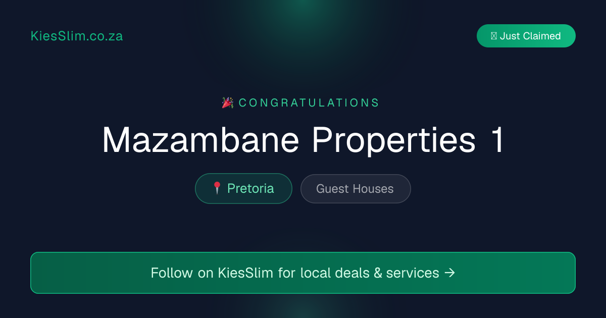 Mazambane Properties 1