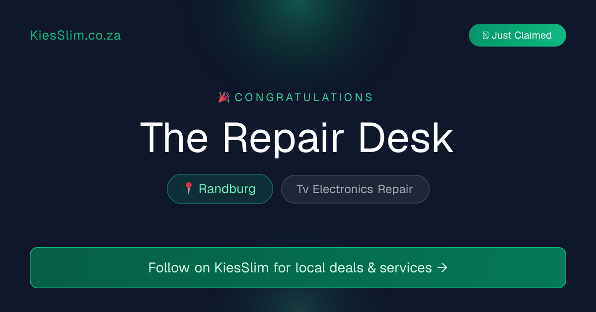 The Repair Desk