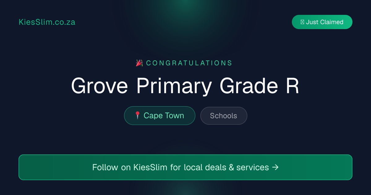 Grove Primary Grade R