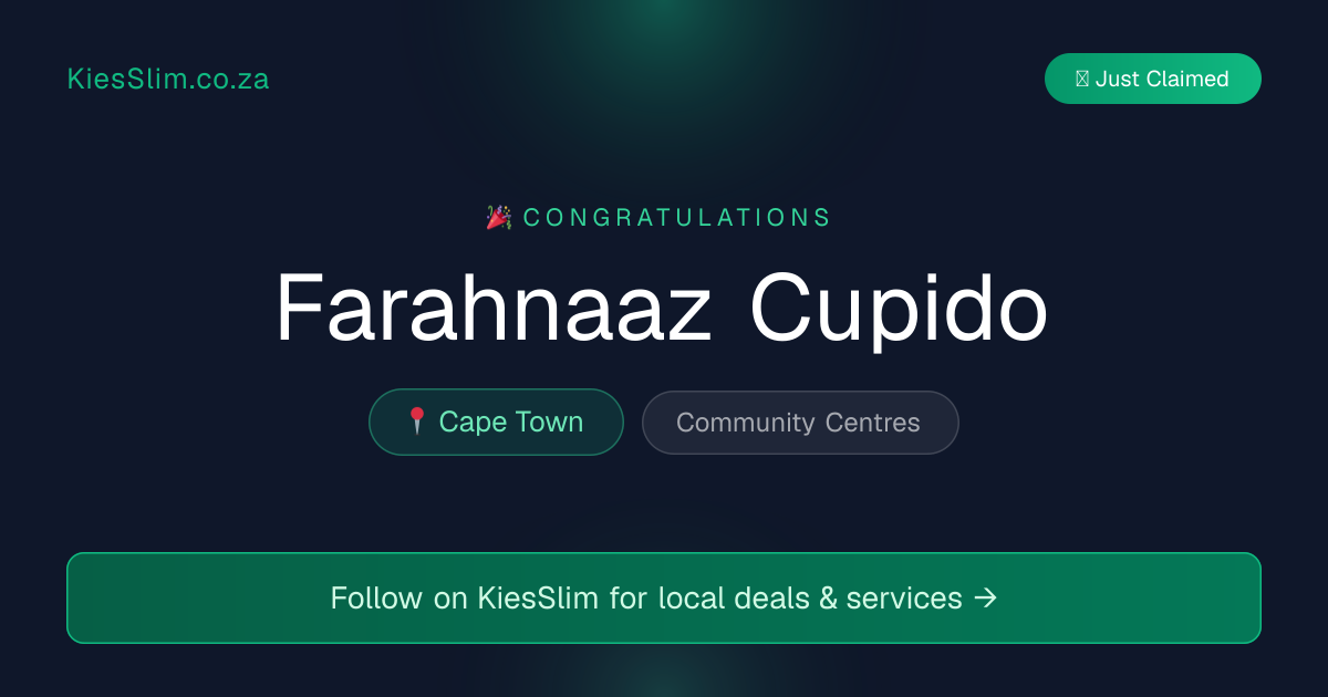Farahnaaz Cupido