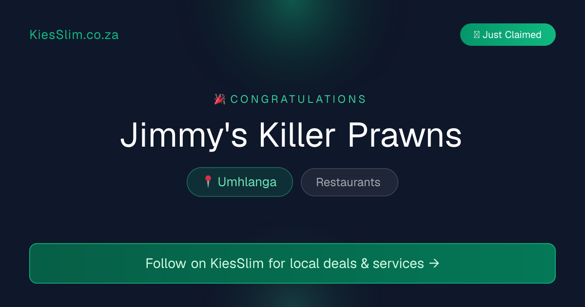 Jimmy's Killer Prawns