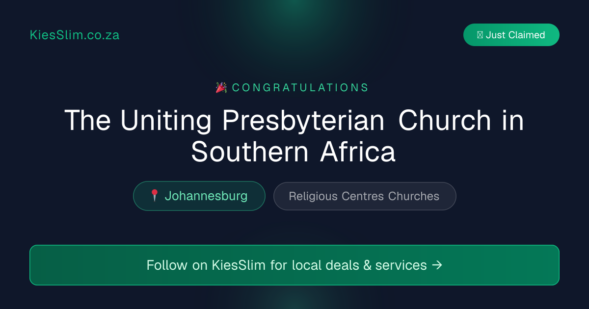 The Uniting Presbyterian Church in Southern Africa