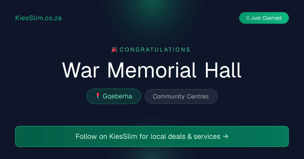 War Memorial Hall