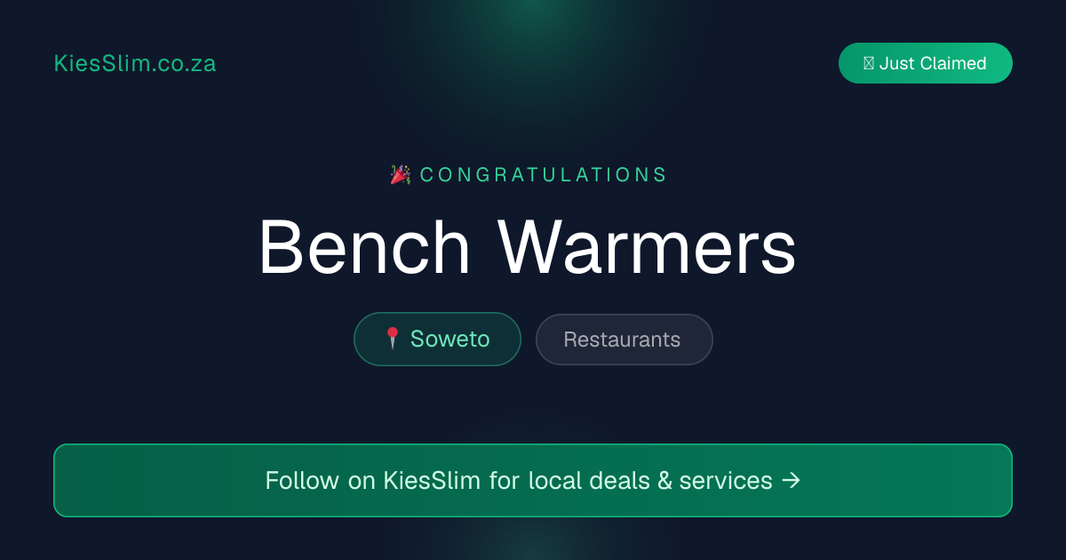 Bench Warmers