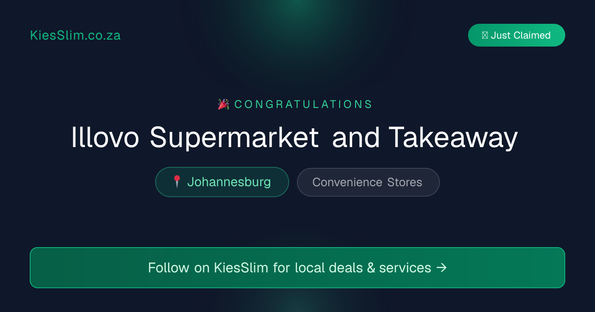 Illovo Supermarket and Takeaway