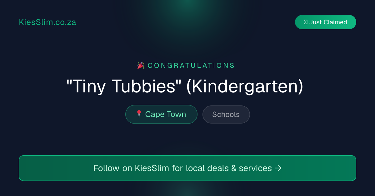"Tiny Tubbies" (Kindergarten)