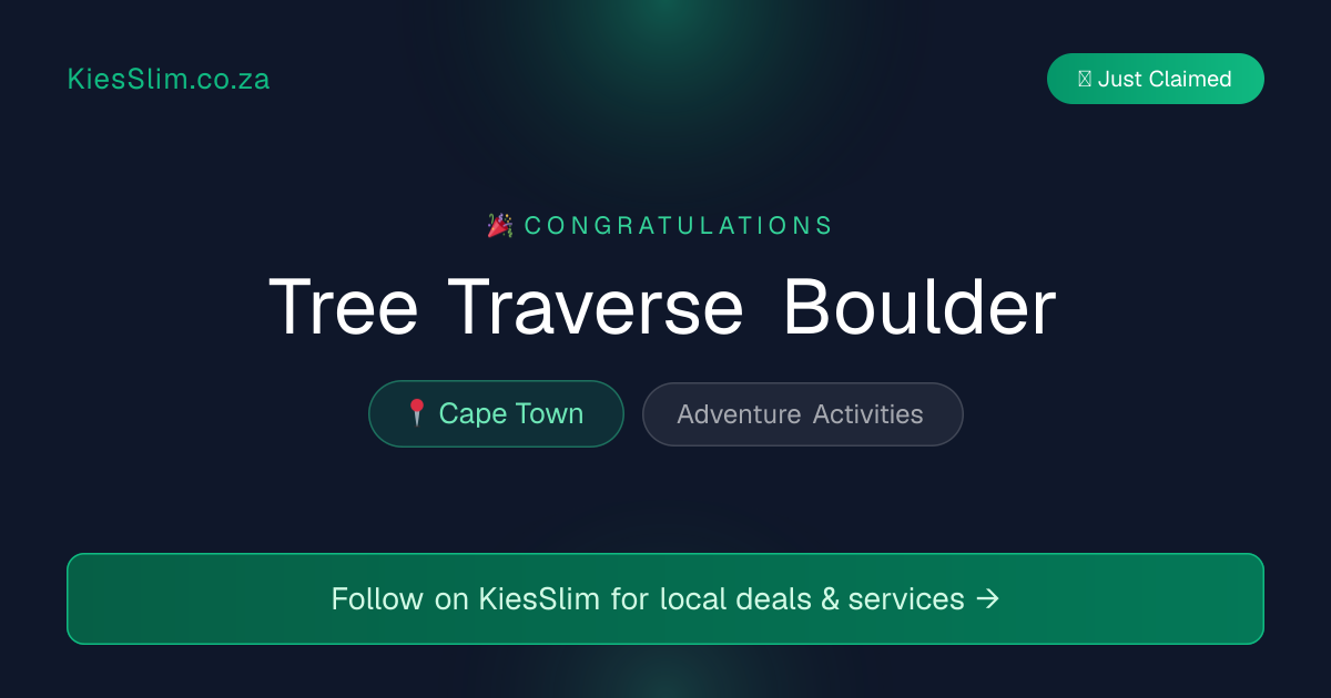 Tree Traverse Boulder